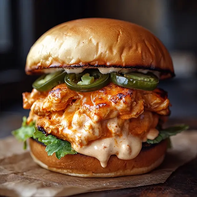 Arabian Jalapeño Zinger Burger