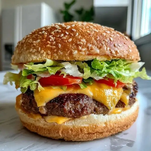Beef Burger with Cheese