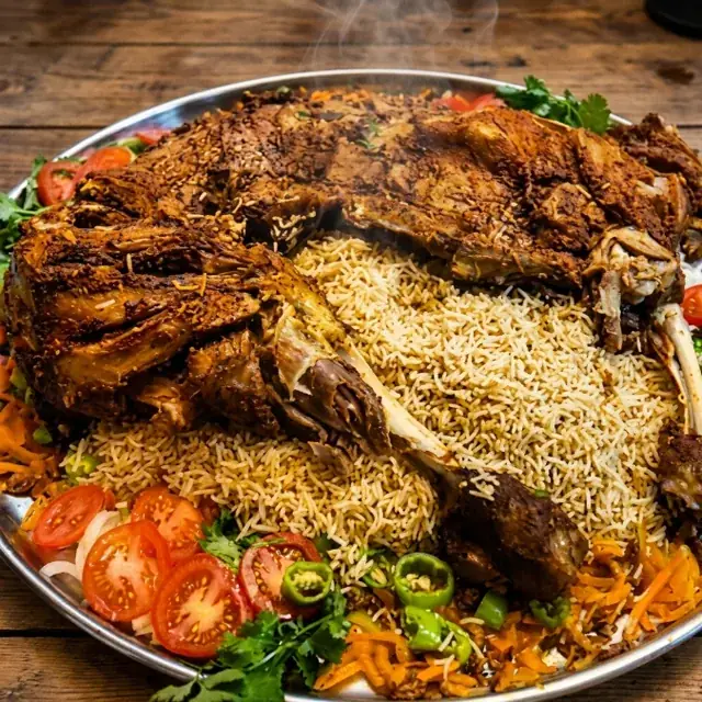 Salim Bakra with Kabsa Rice
